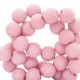 Acrylic beads 4mm round Matt Sorbet pink
